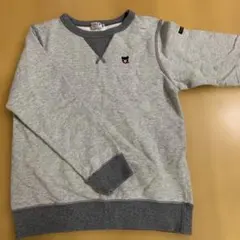 DOUBLE.B クマ刺繍 トレーナー 140