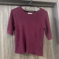 BEAMS HEART 半袖ニット