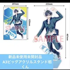 【新品未使用未開封品】春の嵐とモンスター 天峰栢A3ビッグアクリルスタンド