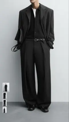 T*a様 K*o様 ZARA ワイドパンツ スラックス プリーツ