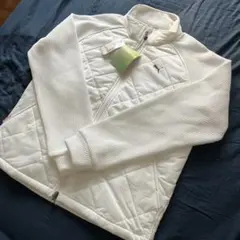 PUMA ホワイト キルティングジャケット