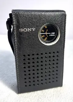 SONY TR-4170 AM専用 トランジスターラジオ 本体+専用ケース付きのサムネイル