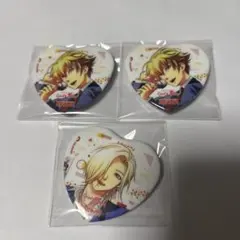 ときメモGS ラウンドワンコラボ ハート缶バッジ 佐伯瑛 匿名発送