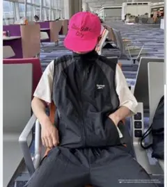 Reebok／Perushu別注 スタンドネックナイロンベストのサムネイル