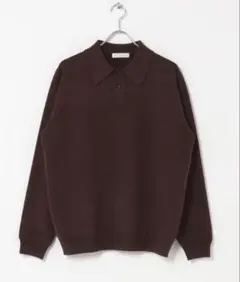 sense of place ニットポロ