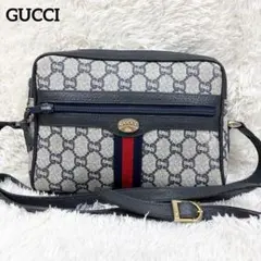 2026年最新】オールドグッチ ショルダー シェリーライン ネイビーの