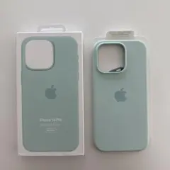iPhone 16 Pro シリコンケース アクアマリン