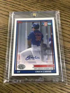 Owen Caissie オーウェン・ケイシー auto サイン チーム内1位