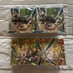 ドラゴンボール　ウエハースシール　孫悟空 孫悟飯　3種4枚セット　新品未開封