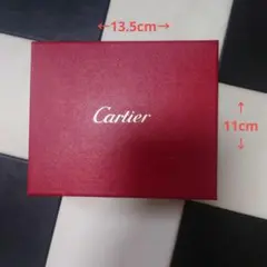 cartier カルティエ 空き箱 縦約11cm、横13.5cm、高さ約3cm