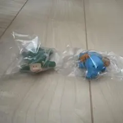 たべっこどうぶつ　ぞう　さる　フィギュア　ケーブルクリップ 　2個セット