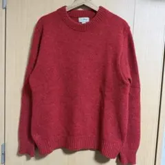 80s USA製 L.L.Bean ウールニット レッド