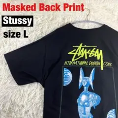 【Stussy】Masked Back Print黒sizeLメキシコ
