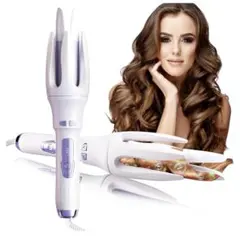 自動ヘアアイロン カール アイロン ウェーブ 自動巻き髪 32mm 新品未使用✨