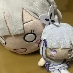 Re:ゼロから始める異世界生活 エミリア ぬいぐるみ マスコット セット