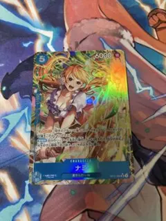 【美品】ワンピースカード ナミ SR パラレル 神速の拳 OP11