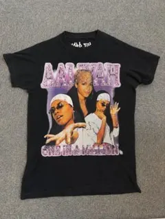 Aaliyahアリーヤ One In A MillionラップTシャツ黒S