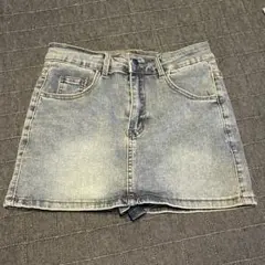 ストレート デニムスカート ミニ