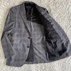 ダーバン　日本製　テーラードジャケット　グレンチェック ビジカジ　A6 オマケ付