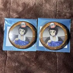 鬼滅の刃コラボレーションカフェ第三期ランダム缶バッジ獪岳2個