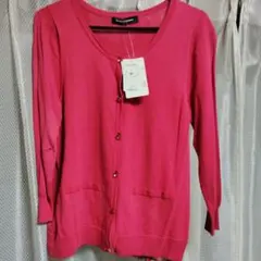QUEENS COURT ピンク カーディガン サイズ2