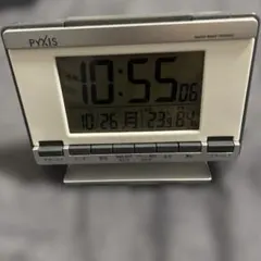 CITIZEN 電波目覚まし時計　置時計　温湿度計付