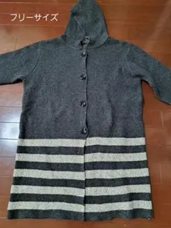 レディース　フリーサイズ　薄手パーカー　春物、秋物