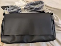 スヌーピー様専用:新品未使用ビアズリー風　ショルダー　ボディーバッグ　ブラック