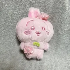 新作のちいかわ マスコット ウサギぬいぐるみ（ピンク・桜色）