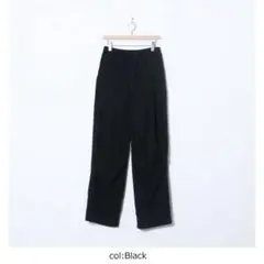 comoli コットンジャージニータックパンツ　3