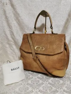 希少　バリー　BALLY　ヴィンテージ　レザー　2WAY ハンドバッグ