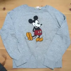ユニクロ　ミッキー　コットン　セーター