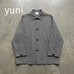 yuni サッカーギンガムチェック　オーバーサイズジャケット FREE SIZEのサムネイル