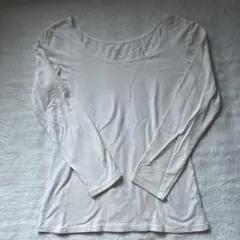 マ*ン様 HEATTECH 長袖シャツ M ホワイト EXTRA WARM