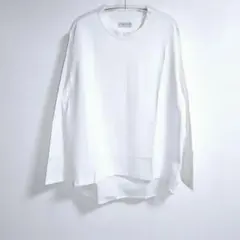 【美品】シャツコンビ切り替えクルーネックプルオーバーのサムネイル