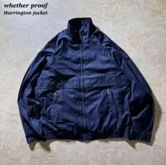 whether proofドリズラージャケット古着CBOYピーチスキンLネイビー