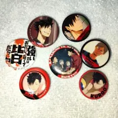 ハイキュー　黒尾鉄朗　缶バッジ　セット