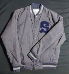 Stussy ストライプブルゾン ボンバージャケット