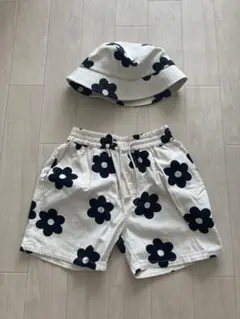 LOWRYS FARM ハーフパンツ・帽子セット　120〜130センチ