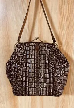 ジャマンピュエッシュ　がま口装飾バッグ 新品未使用‼️