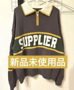 supplier ロゴニットセーター