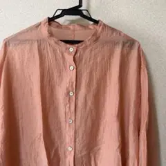 Ungrid アングリッド　シアーシャツ　オレンジ