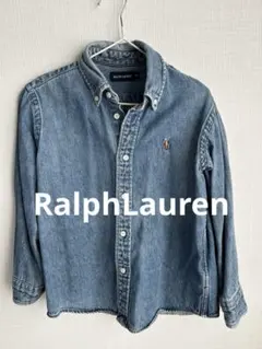 Ralph Lauren デニムブルー ボタンダウンシャツ