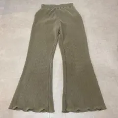 プリーツパンツ カーキ 160サイズのサムネイル