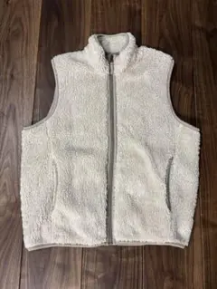 ☆美品☆ UNIQLO ボアベ スト Mベージュ