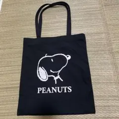 アオキ AOKI PEANUTS スヌーピー トートバッグ ブラックのサムネイル