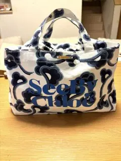 SeeByChloé ロゴトートバッグ キャンバス 花柄 ハンドバッグ 夏に！