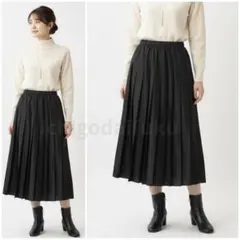 極美品 23aw ユナイテッドアローズ シャンブレー タフタ プリーツ スカート