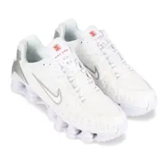 NIKE SHOX TL WHITE/WHITE-METALLIC【送料込み】