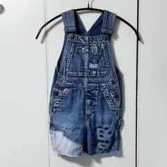 DENIM DUNGAREE オーバーオール サロペット ピースマーク 90のサムネイル